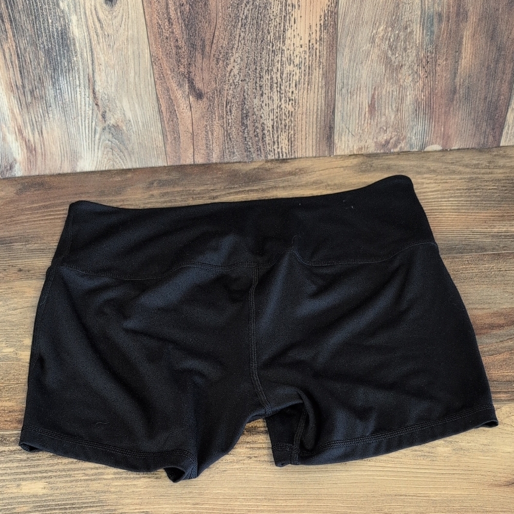 Adidas Women's Black Performance Spandex Volleyball Shorts L          T145 - Picture 3 of 6